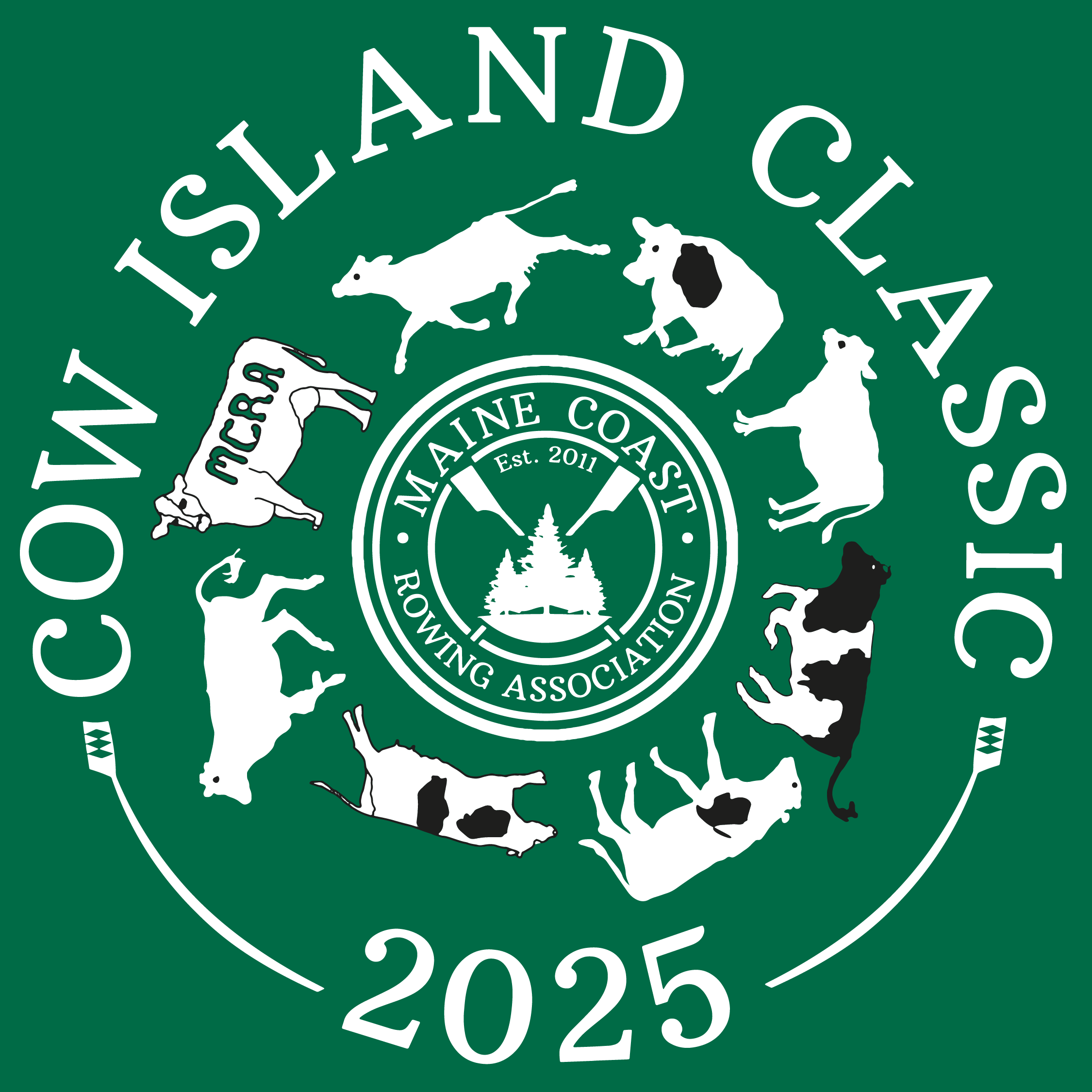 cow logo green